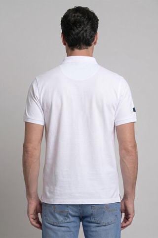 Polo regular - Blanc