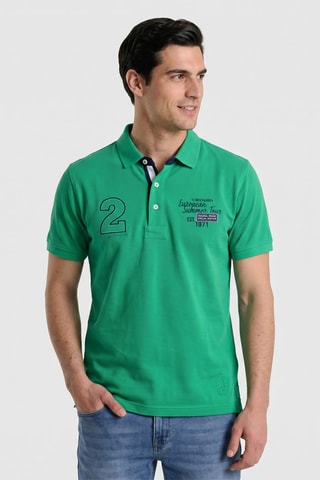 Polo regular - Vert