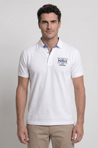 Polo regular - Blanc