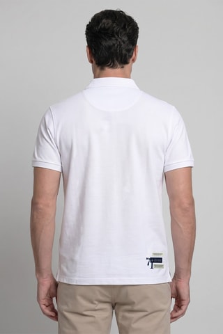 Polo regular - Blanc