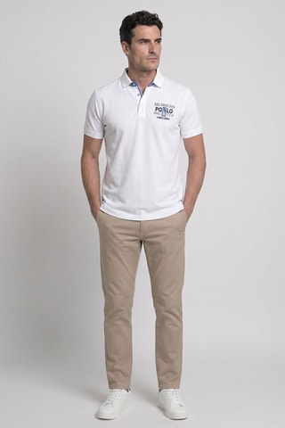 Polo regular - Blanc