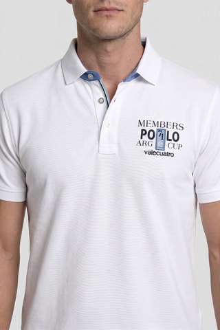 Polo regular - Blanc