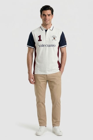 Polo regular - Blanc