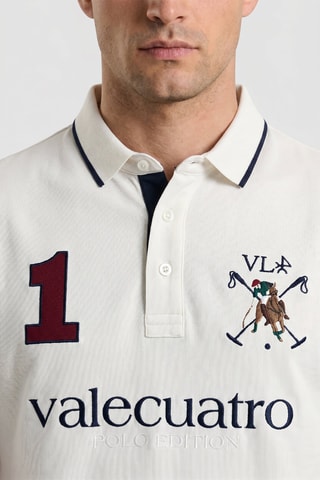 Polo regular - Blanc