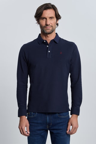 Polo regular - Bleu