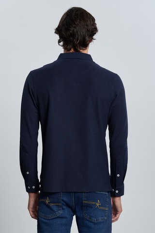 Polo regular - Bleu