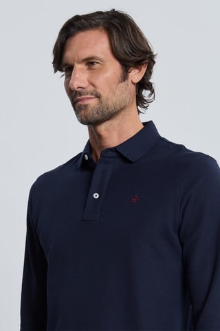Polo regular - Bleu