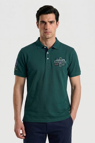 Polo regular - Vert