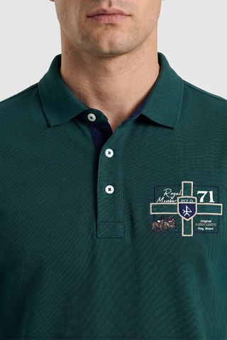Polo regular - Vert
