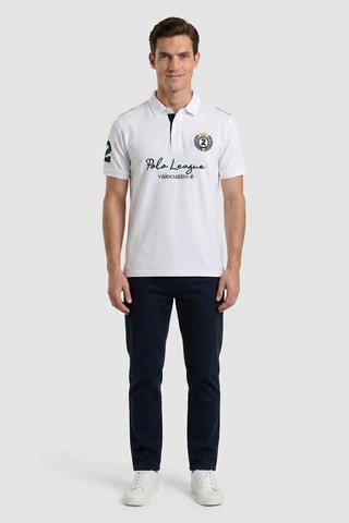 Polo regular - Blanc