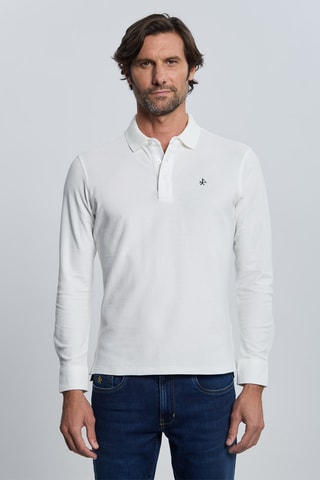 Polo regular - Blanc