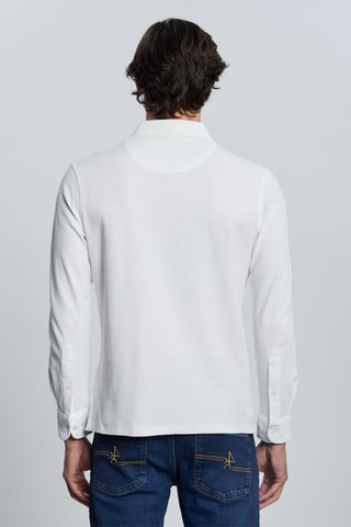 Polo regular - Blanc