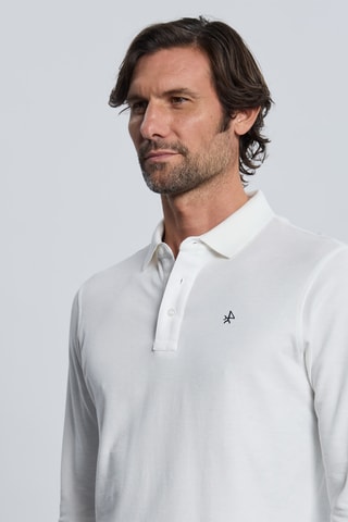 Polo regular - Blanc