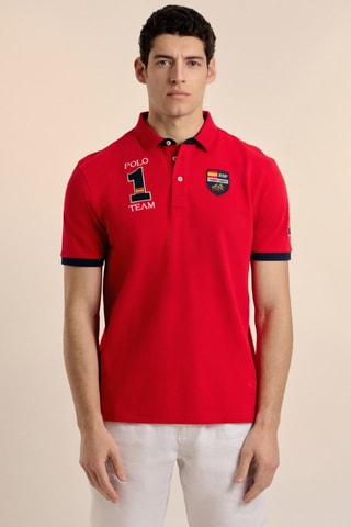 Polo - Noir et rouge