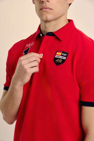 Polo - Noir et rouge