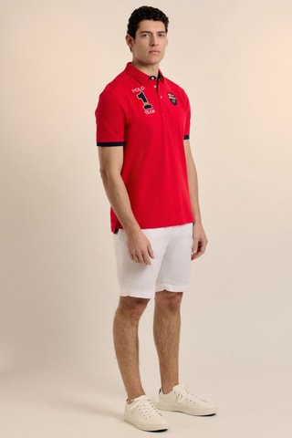 Polo - Noir et rouge