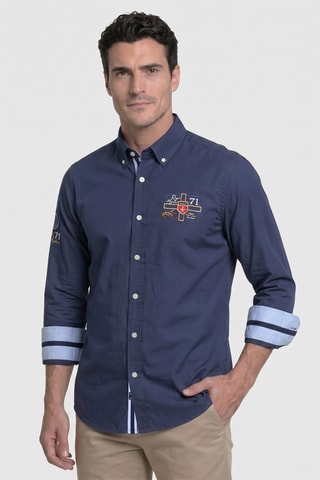 Chemise regular - Bleu