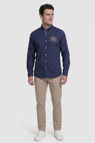 Chemise regular - Bleu