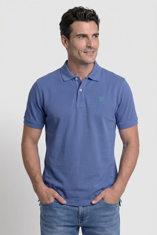 Polo regular - Bleu