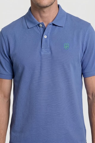 Polo regular - Bleu