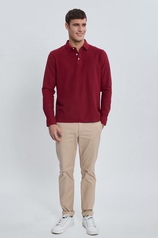 Polo regular - Bordeaux