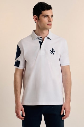 Polo - Blanc et bleu