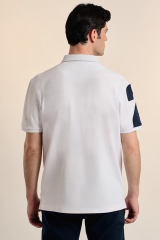 Polo - Blanc et bleu