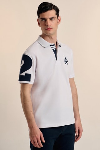 Polo - Blanc et bleu