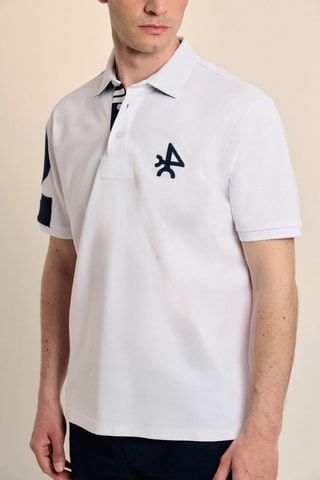 Polo - Blanc et bleu