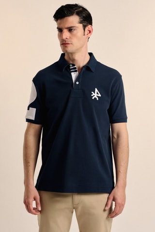 Polo - Blanc et bleu