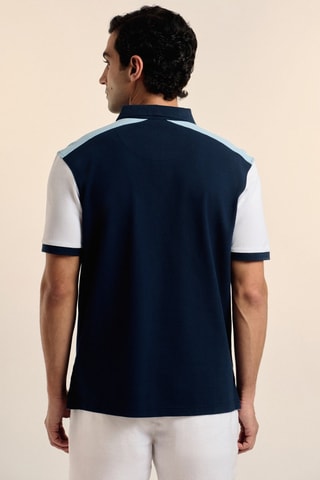 Polo - Bleu et blanc