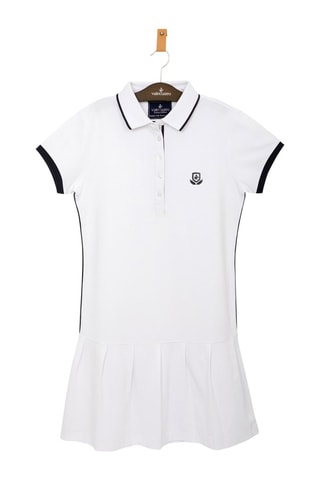 Robe polo - Blanc