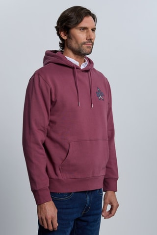 Sweat à capuche - Rouge