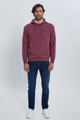 Sweat à capuche - Rouge