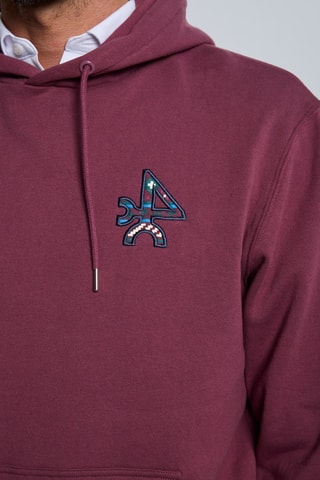 Sweat à capuche - Rouge