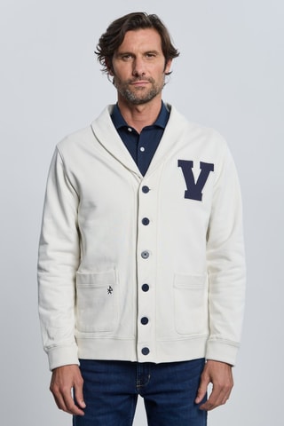 Sweat - Blanc et bleu