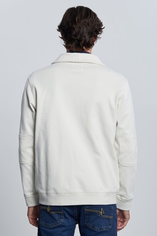 Sweat - Blanc et bleu