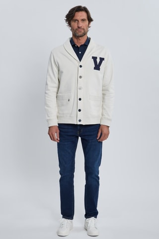 Sweat - Blanc et bleu