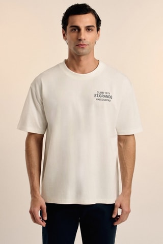 T-shirt oversize - Blanc