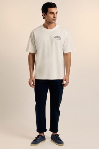 T-shirt oversize - Blanc