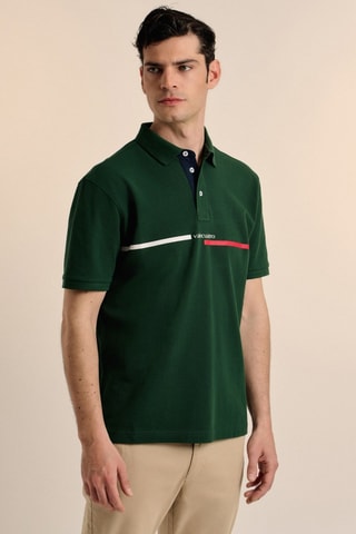 Polo - Blanc et vert