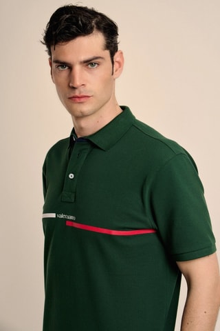 Polo - Blanc et vert