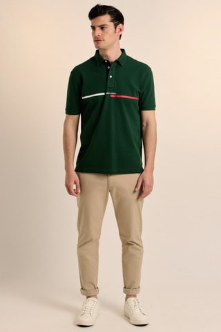 Polo - Blanc et vert