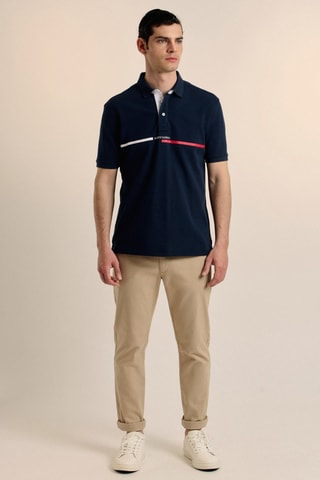 Polo - Bleu, blanc et rouge