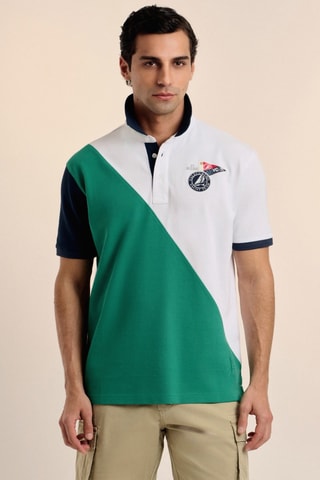 Polo - Blanc et vert