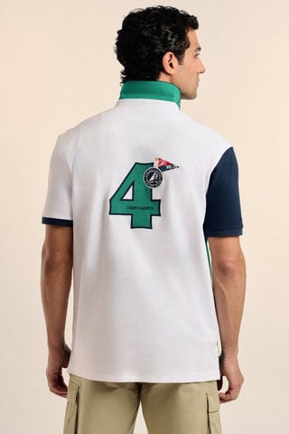 Polo - Blanc et vert