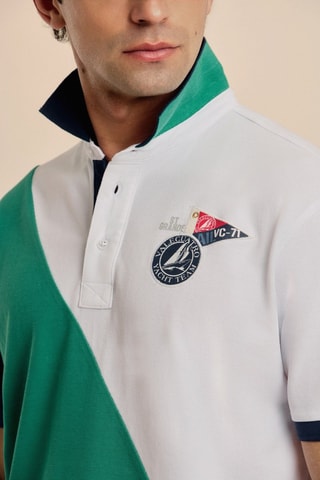 Polo - Blanc et vert