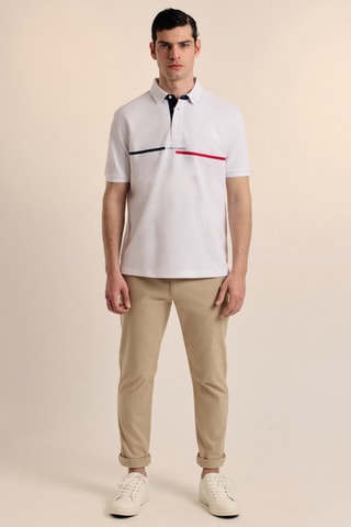 Polo - Rouge, blanc et bleu