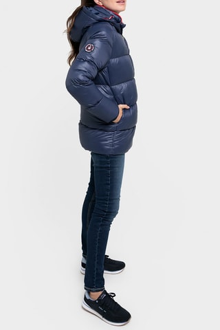 Doudoune à capuche - Bleu