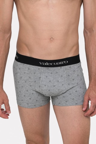 2 boxers - Blanc, gris et noir